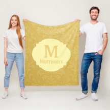 Elegant Licht Goud Barok Damast Custom