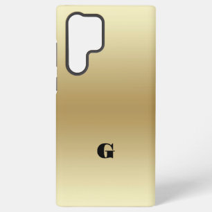 Elegant Licht Goud Blauwgroen Gepersonaliseerd Samsung Galaxy Hoesje