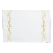 Elegant Licht Goud Kant Ontwerp Kussensloop (Voorkant)