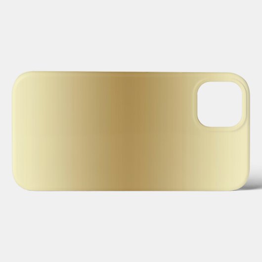 Elegant Licht Goud Teal Case-Mate iPhone Case (Achterkant (horizontaal))