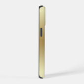 Elegant Licht Goud Teal Persoonlijk iPhone 15 Case (Rechterkant)