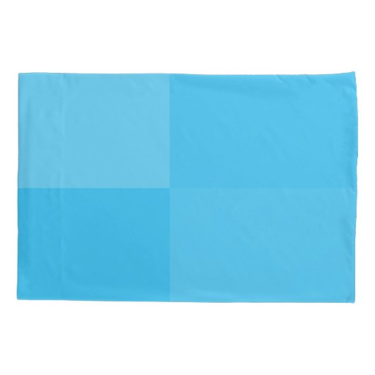 Elegant Licht Hemelsblauw Pastel Minimalistische V Kussensloop (Achterkant)