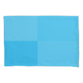 Elegant Licht Hemelsblauw Pastel Minimalistische V Kussensloop (Voorkant)