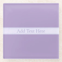  Elegant Licht Lavendel Paarse Glazen Onderzetter