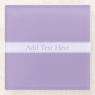  Elegant Licht Lavendel Paarse Glazen Onderzetter