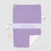 Elegant Licht Lavendel Paarse Golfhanddoek (Insitu)