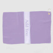 Elegant Licht Lavendel Paarse Golfhanddoek (Horizontaal)