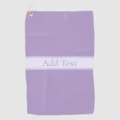  Elegant Licht Lavendel Paarse Golfhanddoek (Voorkant)