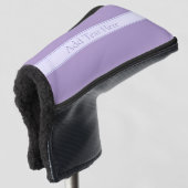  Elegant Licht Lavendel Paarse Golfheadcover (3/4 voorkant)