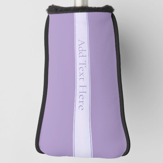  Elegant Licht Lavendel Paarse Golfheadcover (Draai 90)