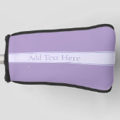  Elegant Licht Lavendel Paarse Golfheadcover (Voorkant)
