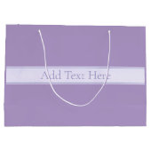  Elegant Licht Lavendel Paarse Groot Cadeauzakje (Achterkant)
