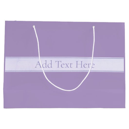  Elegant Licht Lavendel Paarse Groot Cadeauzakje (Achterkant)
