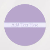  Elegant Licht Lavendel Paarse Labels (Design 2)