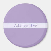 Elegant Licht Lavendel Paarse Magneet (Voorkant)