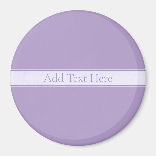  Elegant Licht Lavendel Paarse Magneet (Voorkant)