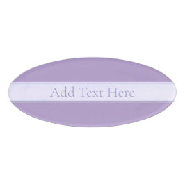  Elegant Licht Lavendel Paarse Naambadge