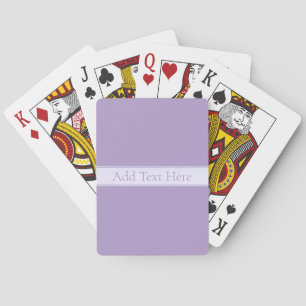  Elegant Licht Lavendel Paarse Pokerkaarten