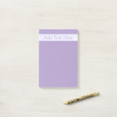  Elegant Licht Lavendel Paarse Post-it® Notes (Op bureau)