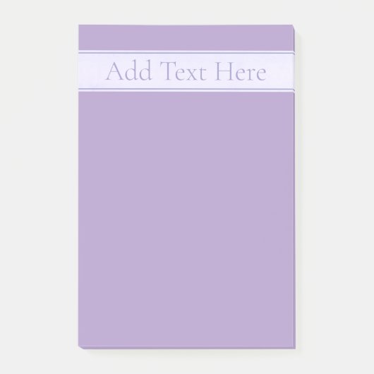 Elegant Licht Lavendel Paarse Post-it® Notes (Voorkant)