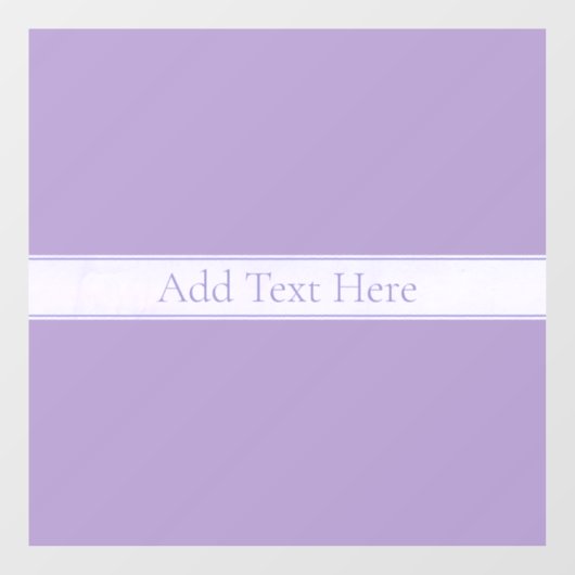  Elegant Licht Lavendel Paarse Raamsticker (Vel)