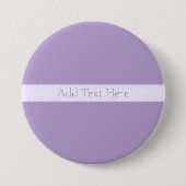 Elegant Licht Lavendel Paarse Ronde Button 7,6 Cm (Voorkant)