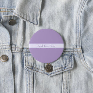 Elegant Licht Lavendel Paarse Ronde Button 7,6 Cm