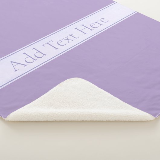  Elegant Licht Lavendel Paarse Sherpa Deken (3/4)