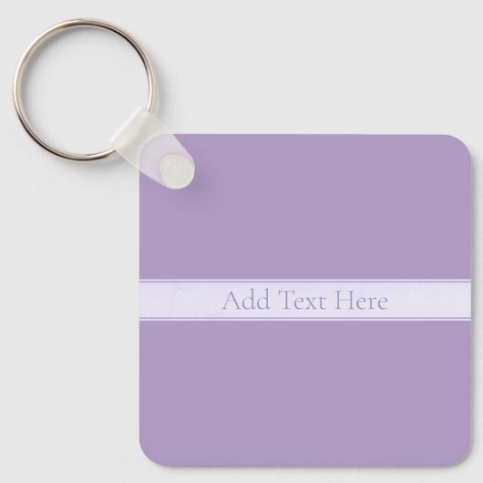  Elegant Licht Lavendel Paarse Sleutelhanger (Voorkant)