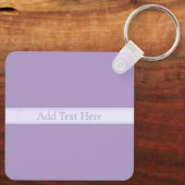  Elegant Licht Lavendel Paarse Sleutelhanger (Achterkant)