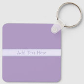  Elegant Licht Lavendel Paarse Sleutelhanger (Achterkant)