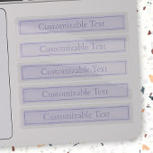  Elegant Licht Lavendel Paarse Sticker