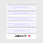  Elegant Licht Lavendel Paarse Sticker (Vel)