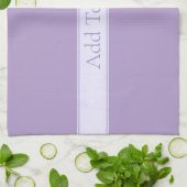  Elegant Licht Lavendel Paarse Theedoek (Gevouwen)