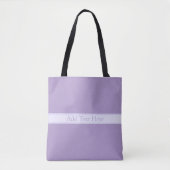  Elegant Licht Lavendel Paarse Tote Bag (Voorkant)