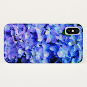 Elegant licht paarse magenta bloemenhortensia Case-Mate iPhone case (Achterkant (horizontaal))