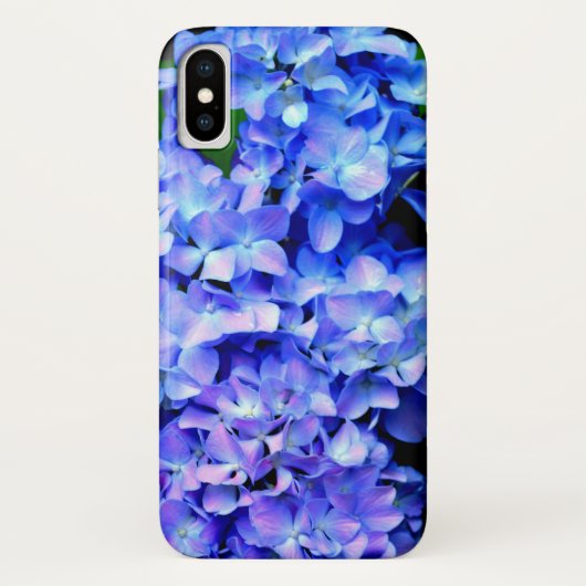 Elegant licht paarse magenta bloemenhortensia Case-Mate iPhone case (Achterkant)
