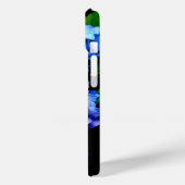 Elegant licht paarse magenta bloemenhortensia Case-Mate iPhone case (Achterkant / Links)