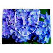 Elegant licht paarse magenta bloemenhortensia groot cadeauzakje (Voorkant)