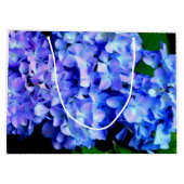 Elegant licht paarse magenta bloemenhortensia groot cadeauzakje (Achterkant)