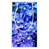 Elegant licht paarse magenta bloemenhortensia klein cadeauzakje (Voorkant)