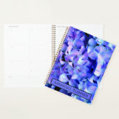 Elegant licht paarse magenta bloemenhortensia planner (Display)