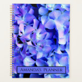 Elegant licht paarse magenta bloemenhortensia planner (Voorkant)