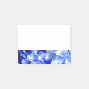 Elegant licht paarse magenta bloemenhortensia post-it® notes