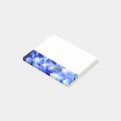 Elegant licht paarse magenta bloemenhortensia post-it® notes (Schuin)