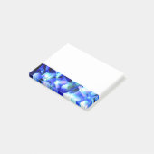 Elegant licht paarse magenta bloemenhortensia post-it® notes (Schuin)