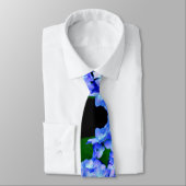 Elegant licht paarse magenta bloemenhortensia stropdas (Gebonden)