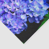 Elegant licht paarse magenta bloemenhortensia tissuepapier (Detail)