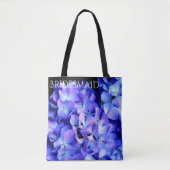 Elegant licht paarse magenta bloemenhortensia tote bag (Voorkant)
