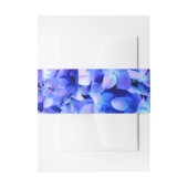 Elegant licht paarse magenta bloemenhortensia uitnodigingen wikkel (Voorkant Voorbeeld)